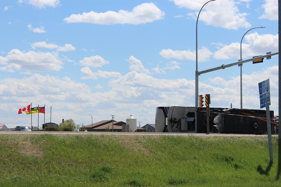 Multiple vehicle collision in Kindersley West Central Saskatchewan's latest